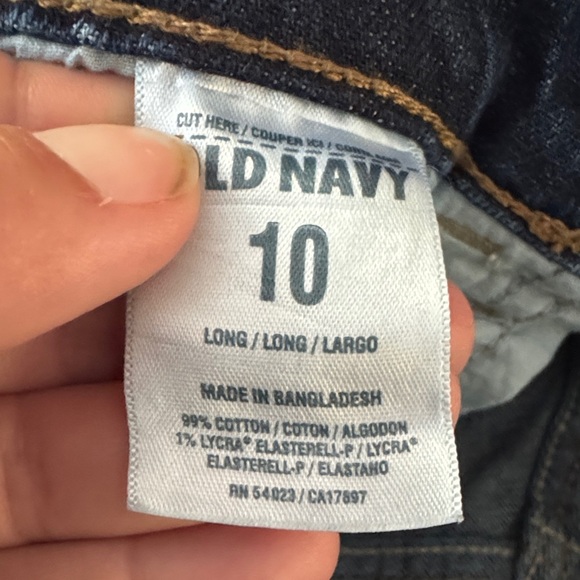 Old Navy Dark Blue Women's Boot Cut Jeans - Picture 7 of 9